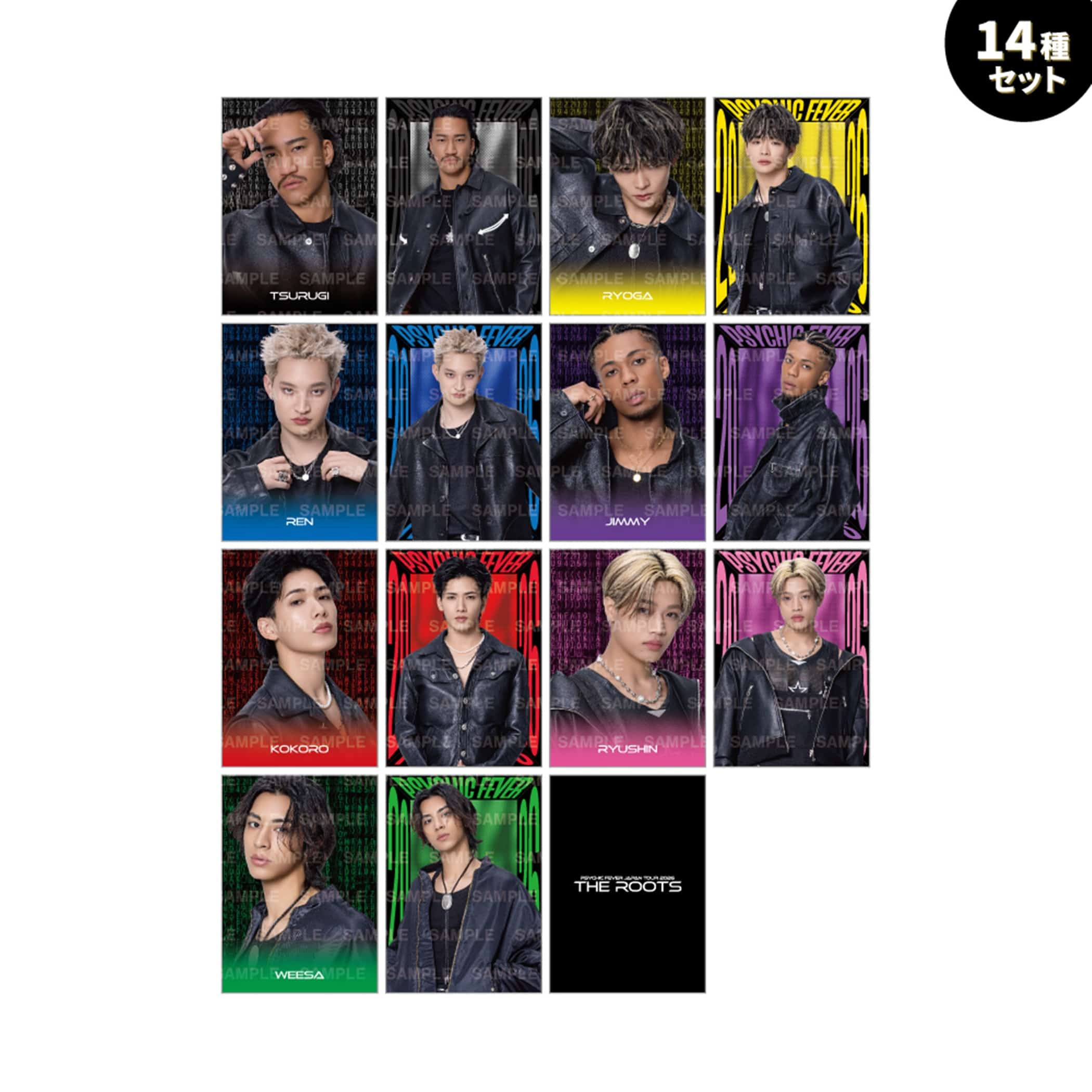 EXILE TRIBE STATION ONLINE STORE｜THE ROOTS フォトカード14種セット