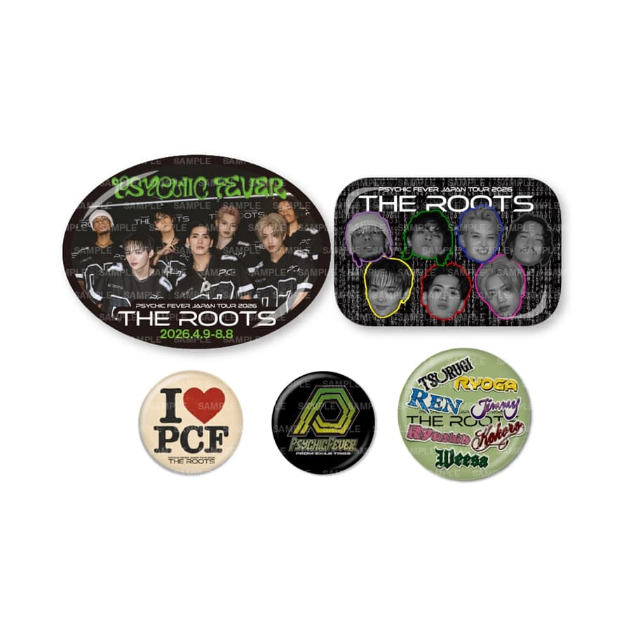 THE ROOTS Special Thanks 缶バッジ入りクリアケース 詳細画像 カラー共通 1