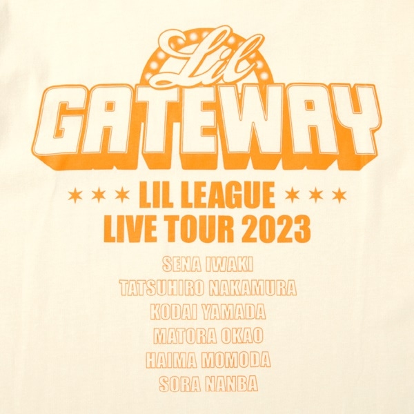 LIL GATEWAY ツアーＴシャツ/IVORY 詳細画像