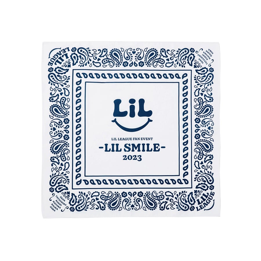LIL SMILE バンダナ 詳細画像 WHITE 1