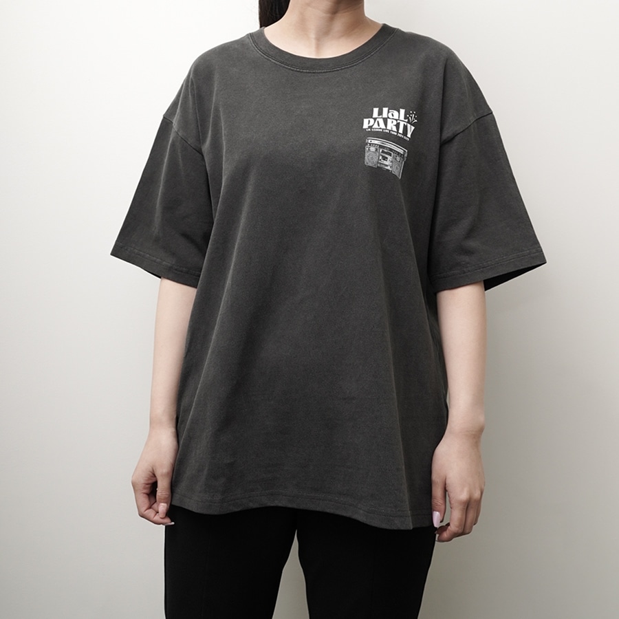 EXILE TRIBE STATION ONLINE STORE|LIaL PARTY ツアーTシャツ/CHARCOAL GRAY EXILE TRIBE STATION ONLINE STORE|LIaL PARTY ツアーTシャツ/CHARCOAL GRAY