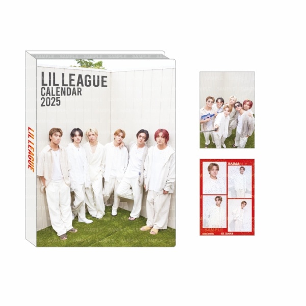 LIL LEAGUE 2025 カレンダー フォトカードホルダー&フォトカード2枚セット 詳細画像