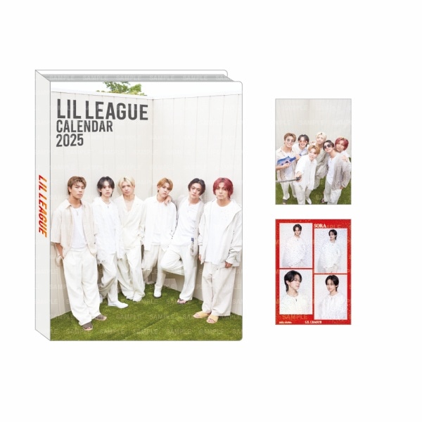 LIL LEAGUE 2025 カレンダー フォトカードホルダー&フォトカード2枚セット 詳細画像