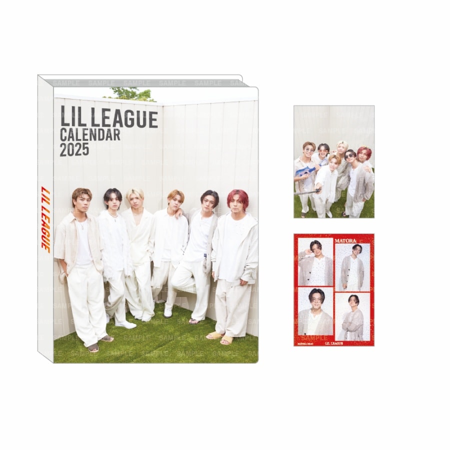 LIL LEAGUE 2025 カレンダー フォトカードホルダー&フォトカード2枚セット 詳細画像 岡尾真虎 1