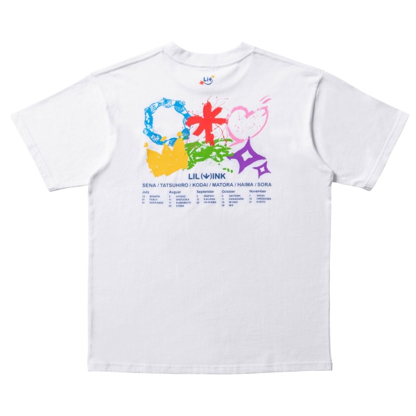 LIL (W)INK Tシャツ/WHITE 詳細画像
