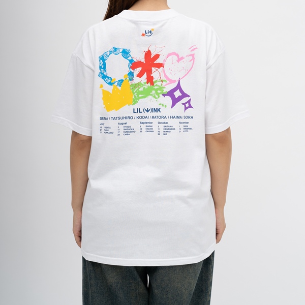 LIL (W)INK Tシャツ/WHITE 詳細画像