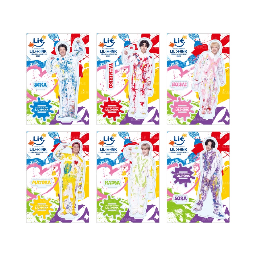 LIL (W)INK アクリルスタンド全6種 詳細画像 カラー共通 1