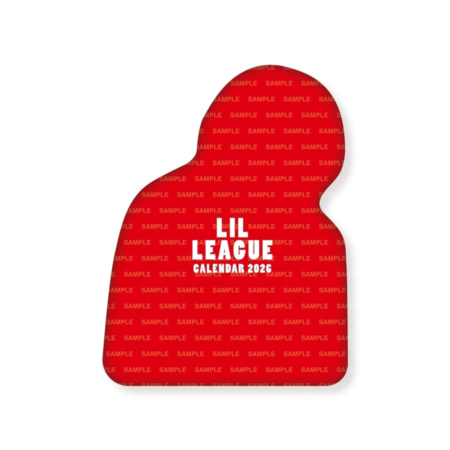 LIL LEAGUE 2026 カレンダー ダイカットクッション 詳細画像 カラー共通 1