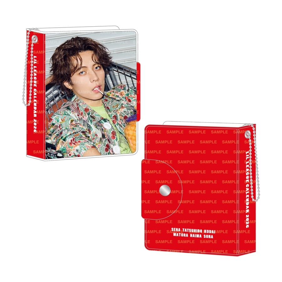 LIL LEAGUE 2026 カレンダー ミニフォトカードホルダー&フォトカードセット 詳細画像 中村竜大 1