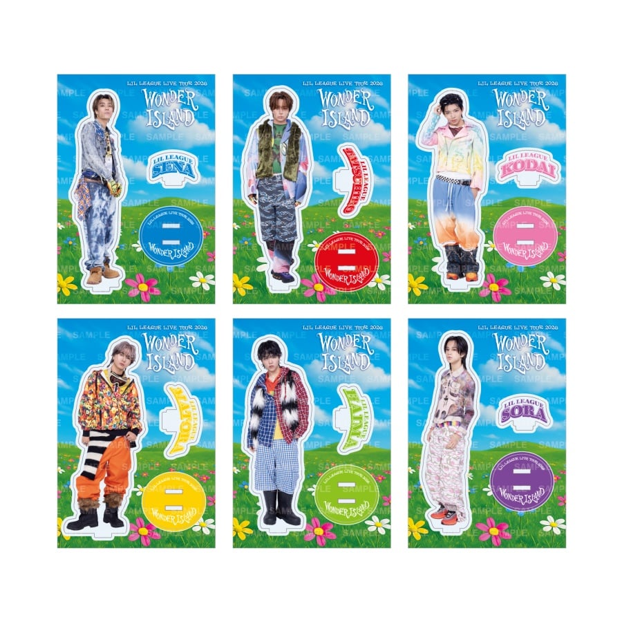 Wonder Island アクリルスタンド6種セット 詳細画像 カラー共通 1