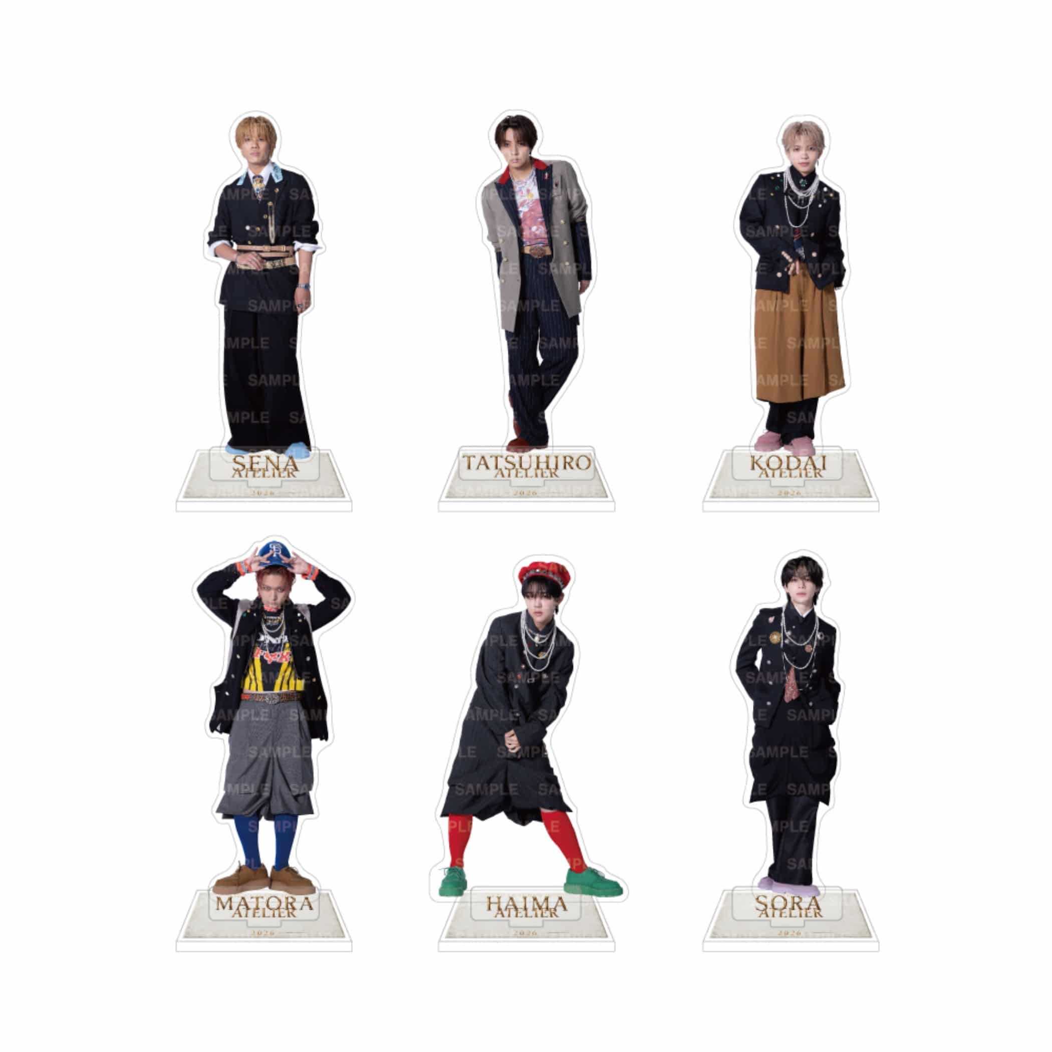 EXILE TRIBE STATION ONLINE STORE｜ATELIER アクリルスタンド/全6種