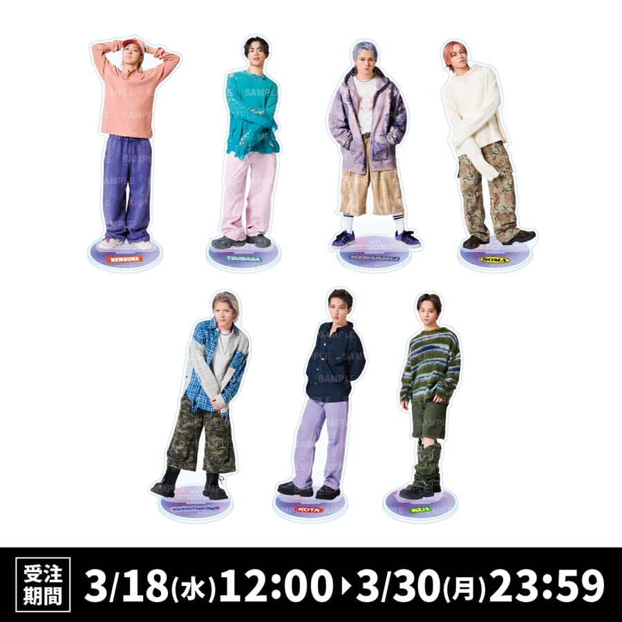KID PHENOMENON 2026 カレンダー BIGアクリルスタンド 詳細画像 カラー共通 1