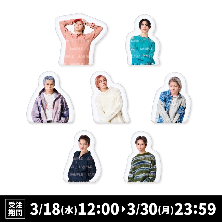 KID PHENOMENON 2026 カレンダー ダイカットクッション 詳細画像 カラー共通 1