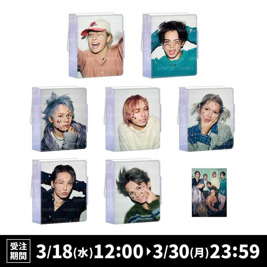KID PHENOMENON 2026 カレンダー ミニフォトカードホルダー&フォトカードセット 詳細画像 カラー共通 1
