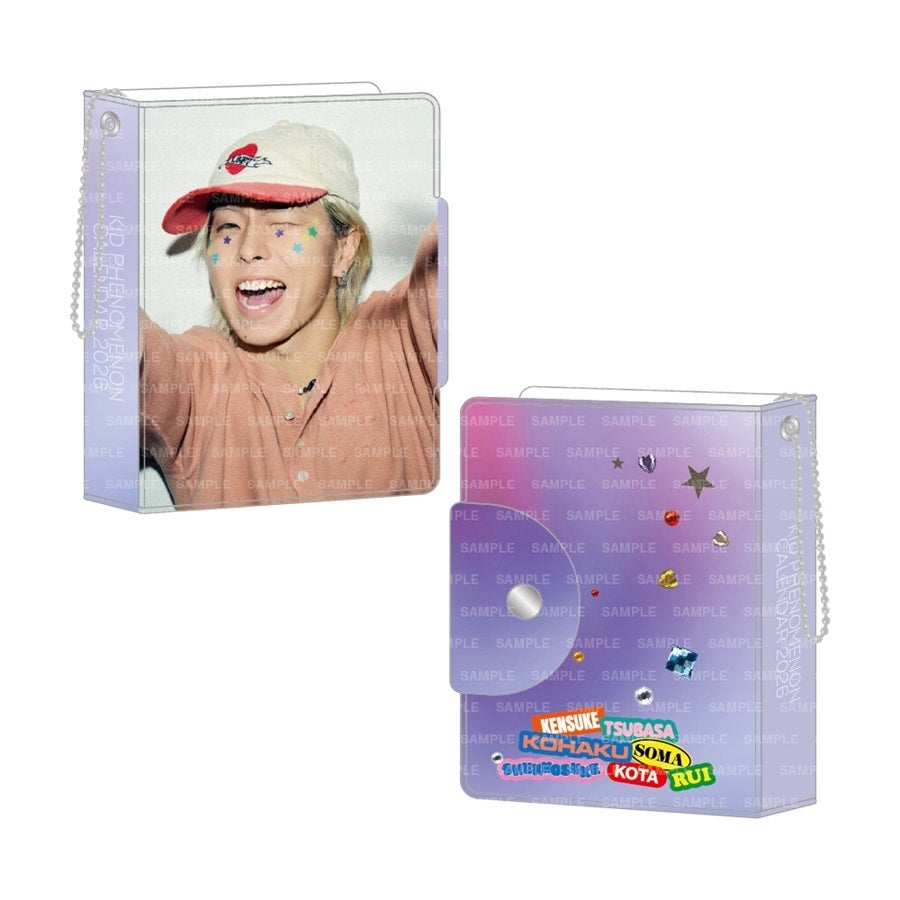 KID PHENOMENON 2026 カレンダー ミニフォトカードホルダー&フォトカードセット 詳細画像 夫松健介 1