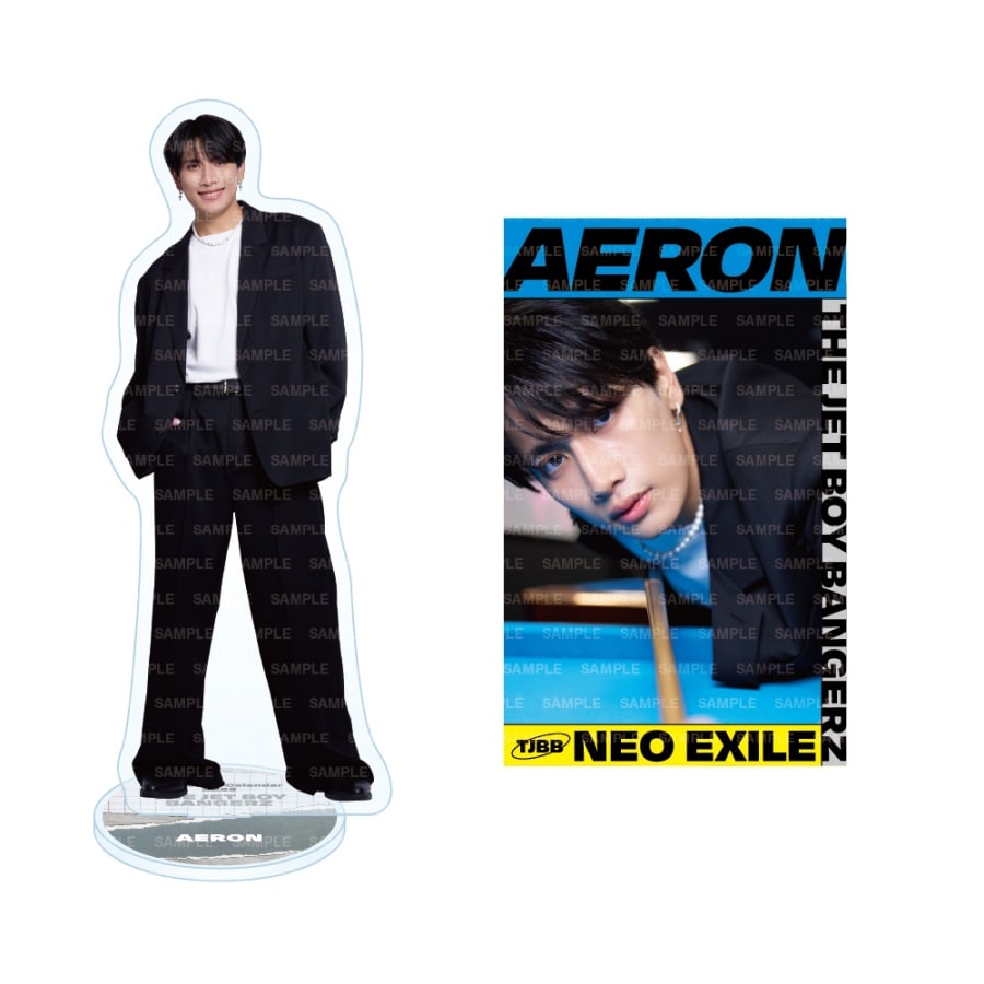 NEO EXILE 2025 カレンダー BIGアクリルスタンド&ステッカーセット/THE JET BOY BANGERZ 詳細画像 AERON 1