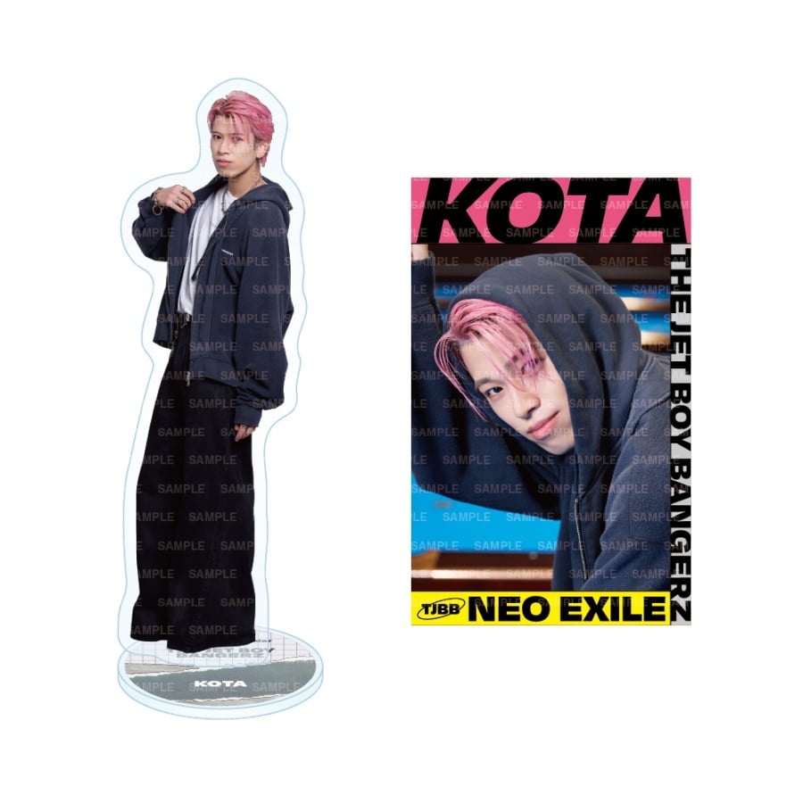 NEO EXILE 2025 カレンダー BIGアクリルスタンド&ステッカーセット/THE JET BOY BANGERZ 詳細画像 KOTA 1