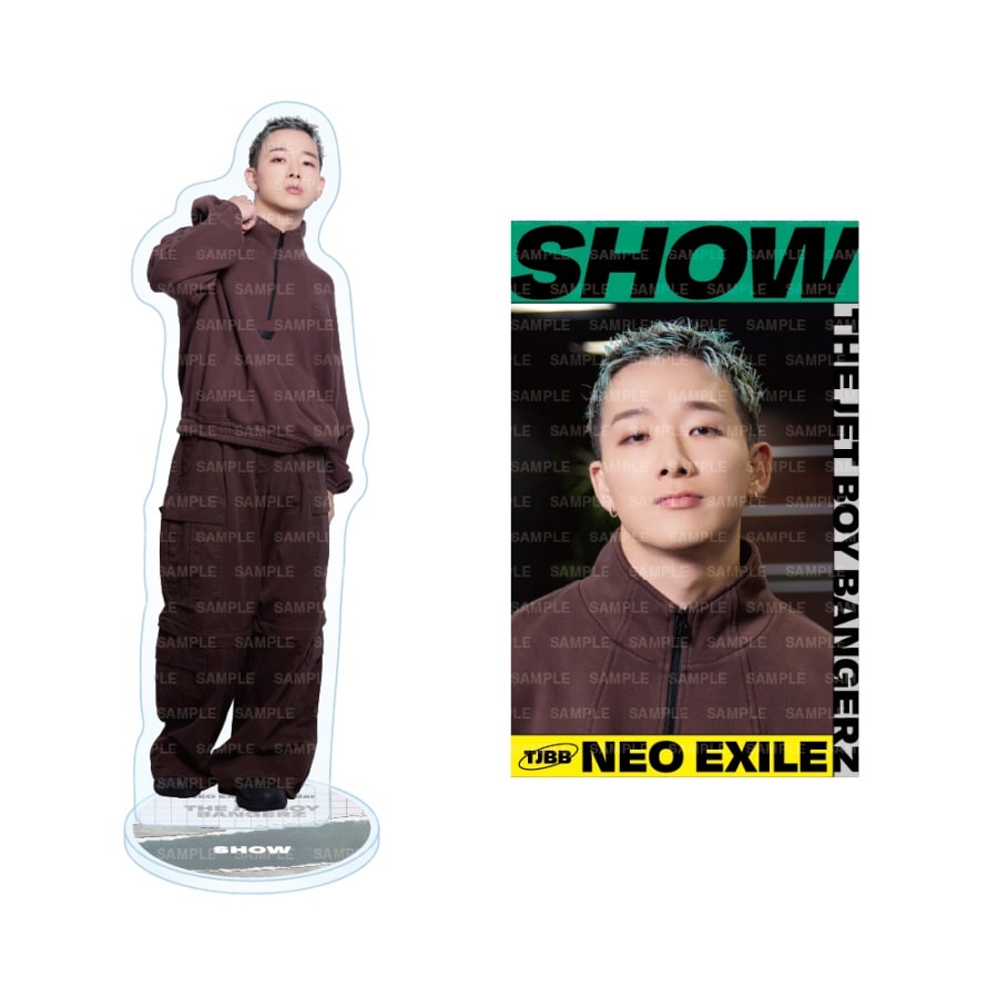 NEO EXILE 2025 カレンダー BIGアクリルスタンド&ステッカーセット/THE JET BOY BANGERZ 詳細画像 SHOW 1