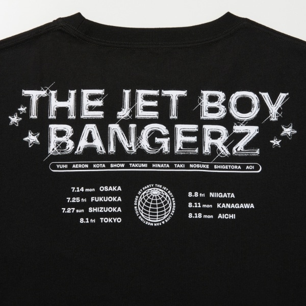 JET PARTY Tシャツ/BLACK 詳細画像