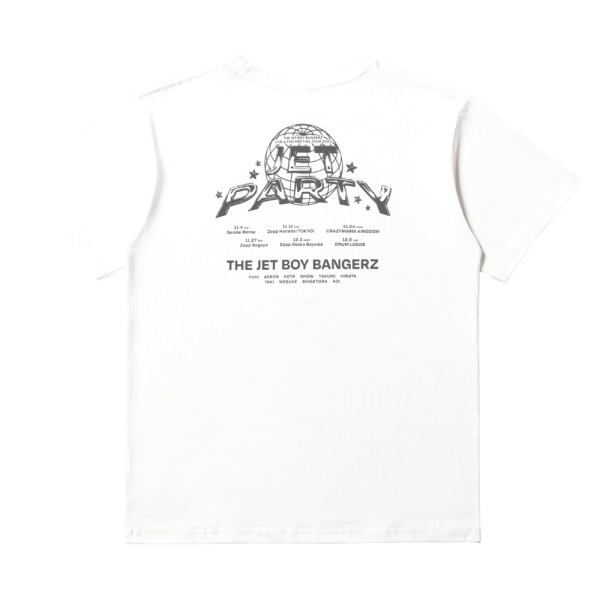 JET PARTY Tシャツ/WHITE 詳細画像
