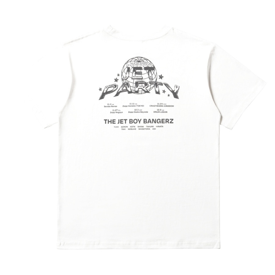 JET PARTY Tシャツ/WHITE 詳細画像 カラー共通 1