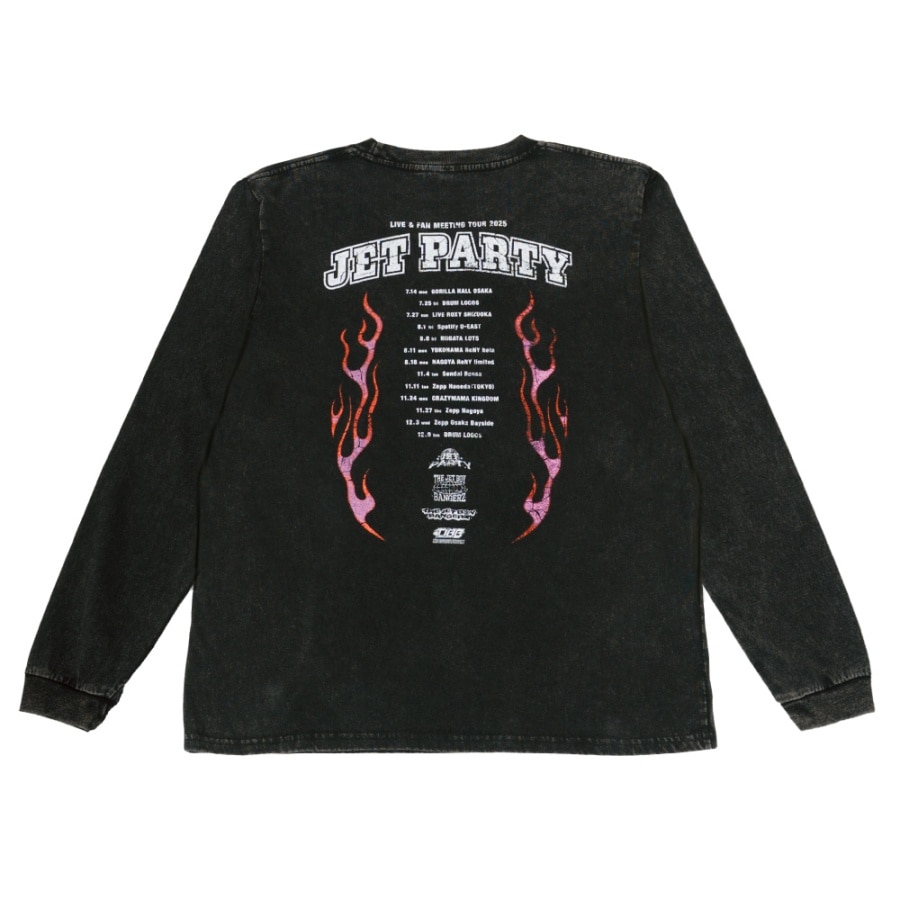 JET PARTY Special Thanks フォトロングスリーブTシャツ/CHARCOAL GRAY 詳細画像 カラー共通 1