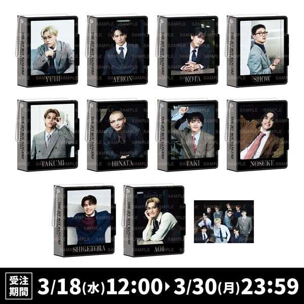 THE JET BOY BANGERZ 2026 カレンダー ミニフォトカードホルダー&フォトカードセット