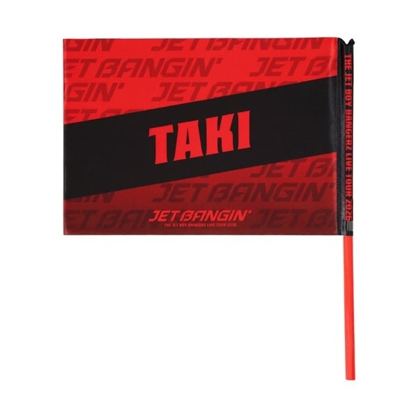 JET BANGIN&rsquo; ビジュアルフラッグ/TAKI 詳細画像