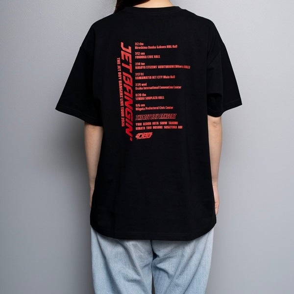 JET BANGIN&rsquo; ツアーTシャツ/BLACK 詳細画像