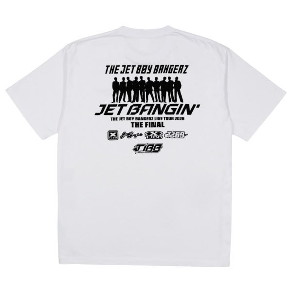 JET BANGIN&rsquo; THE FINAL ツアーTシャツ/WHITE 詳細画像