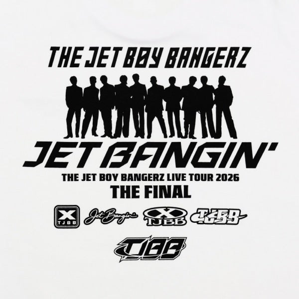 JET BANGIN&rsquo; THE FINAL ツアーTシャツ/WHITE 詳細画像