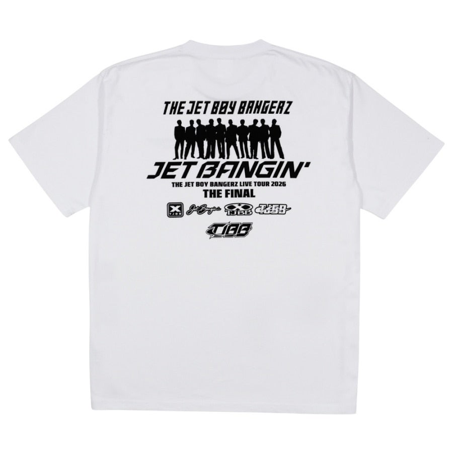 JET BANGIN&rsquo; THE FINAL ツアーTシャツ/WHITE 詳細画像 カラー共通 1
