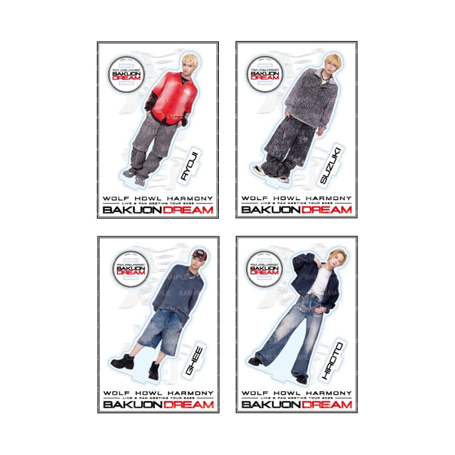 BAKUON DREAM アクリルスタンド4種セット 詳細画像 カラー共通 1