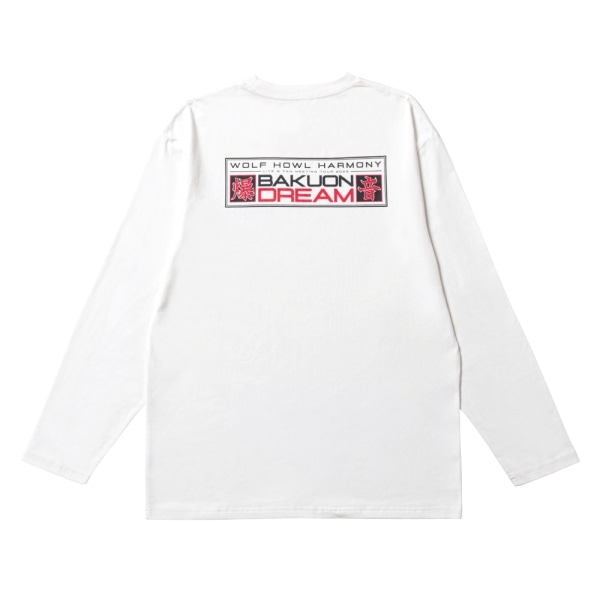 BAKUON DREAM ロングスリーブTシャツ/WHITE 詳細画像