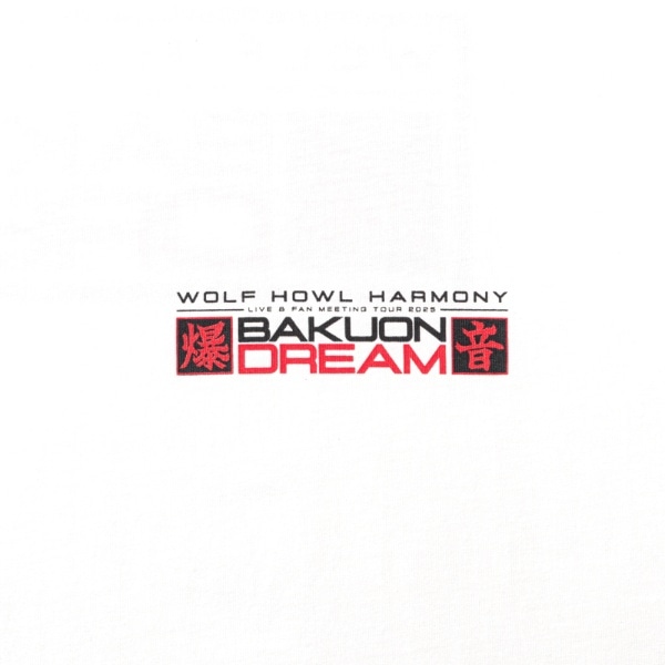 BAKUON DREAM ロングスリーブTシャツ/WHITE 詳細画像