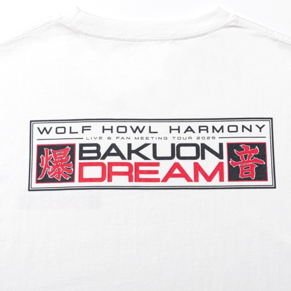 BAKUON DREAM ロングスリーブTシャツ/WHITE 詳細画像