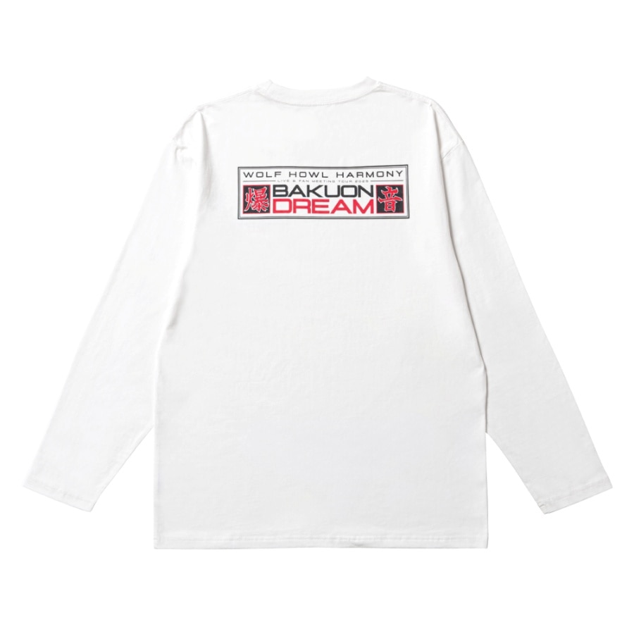 BAKUON DREAM ロングスリーブTシャツ/WHITE 詳細画像 カラー共通 1