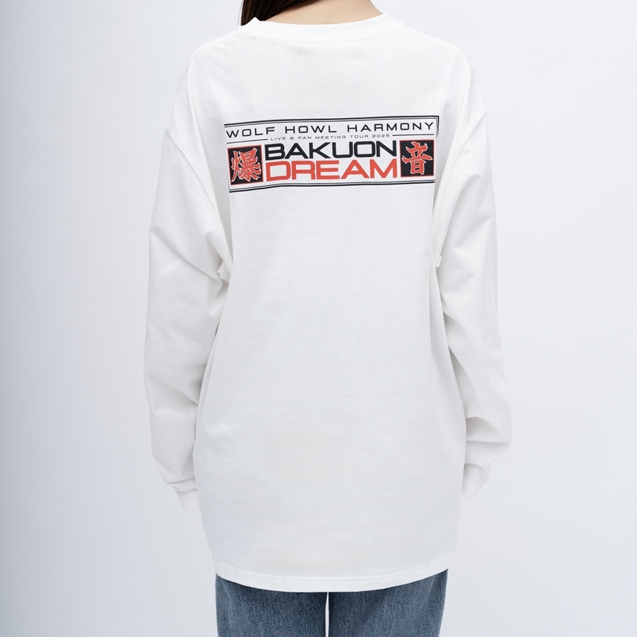 BAKUON DREAM ロングスリーブTシャツ/WHITE 詳細画像 カラー共通 5