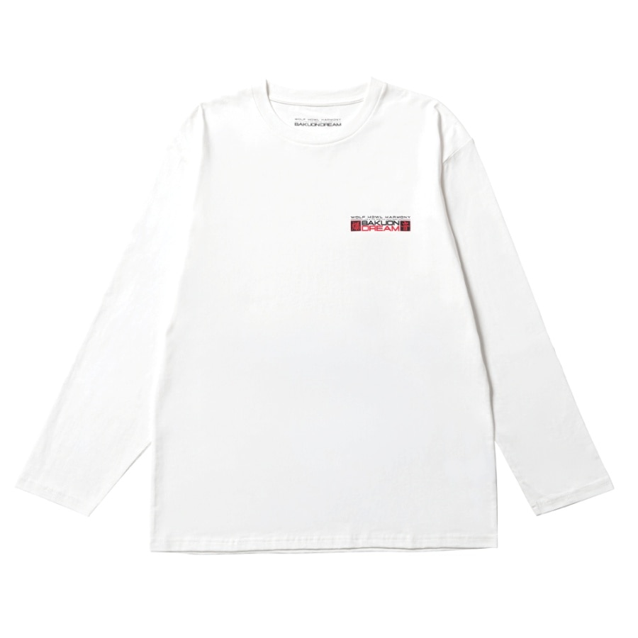 BAKUON DREAM ロングスリーブTシャツ/WHITE 詳細画像 WHITE 1