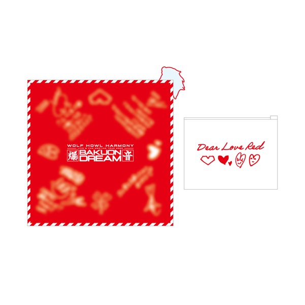 BAKUON DREAM Special Thanks ポーチ付き「Letters」ハンドタオル