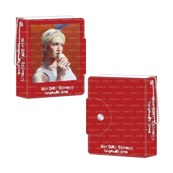 WOLF HOWL HARMONY 2026 カレンダー ミニフォトカードホルダー&フォトカードセット 詳細画像