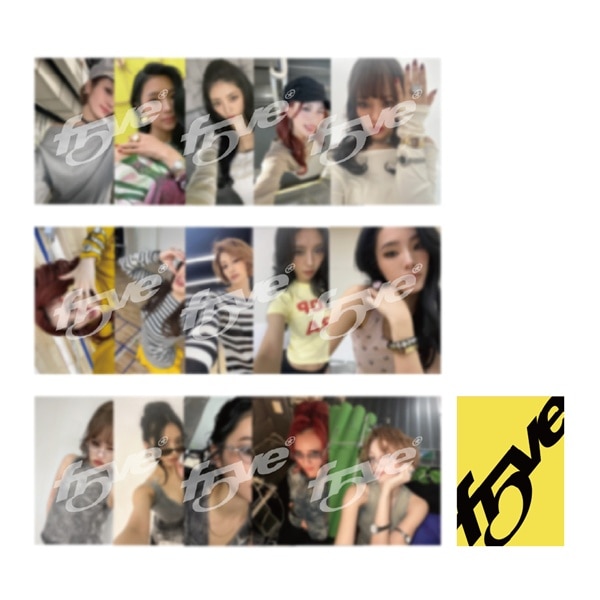 f5ve Magic Clock selfieフォトカード3枚セット/全15種