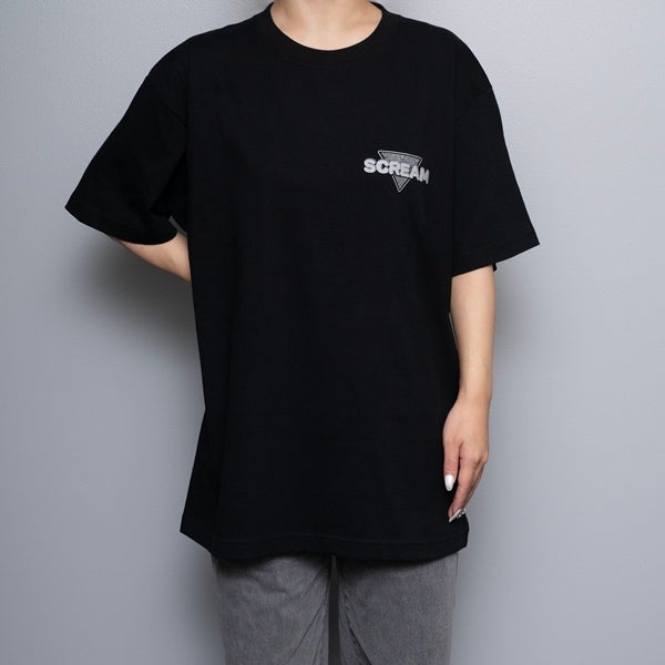 LDH SCREAM ロゴTシャツ/BLACK 詳細画像