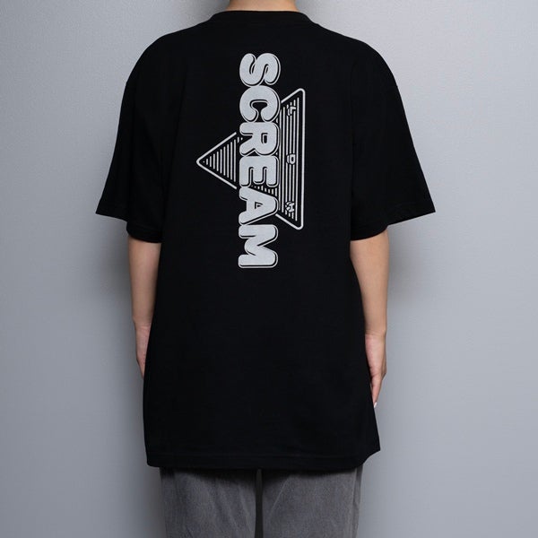 LDH SCREAM ロゴTシャツ/BLACK 詳細画像