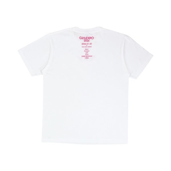 Girls EXPO Tシャツ/WHITE 詳細画像