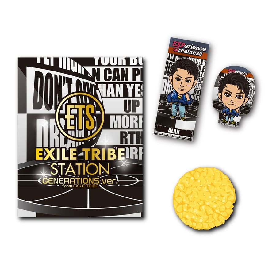 Exile Tribe Station Online Store 揚げ煎餅 ステッカー2枚付き Experience Greatness Ver Generations