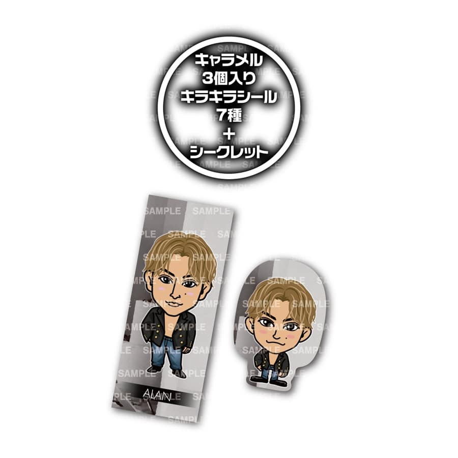 Exile Tribe Station Online Store キャラメル ステッカー2枚付き 22カレンダーver Generations