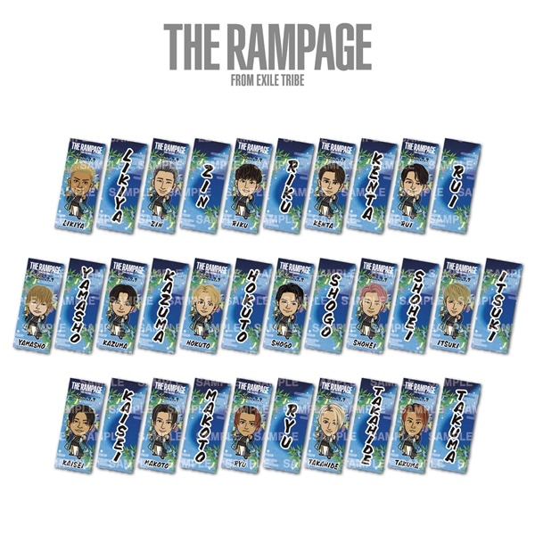 ランページ rampage 白衣装 3キラキラ集合ステッカー ランページ rampage 白衣装 3キラキラ集合ステッカー