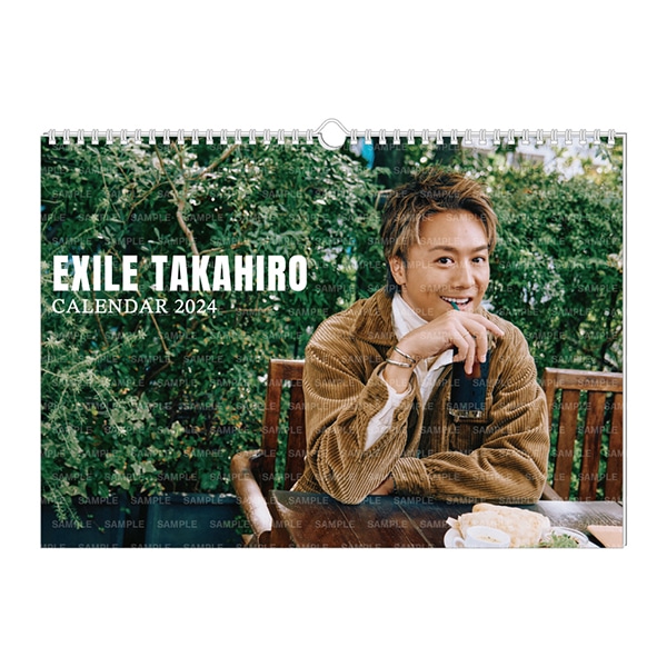 EXILE TAKAHIRO 2024 カレンダー/壁掛け 詳細画像