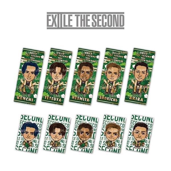 NEW YEAR 2023 紅白餅 ステッカー2枚付き/EXILE THE SECOND 詳細画像